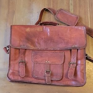 Komal's Passion Leather Messenger Bag!